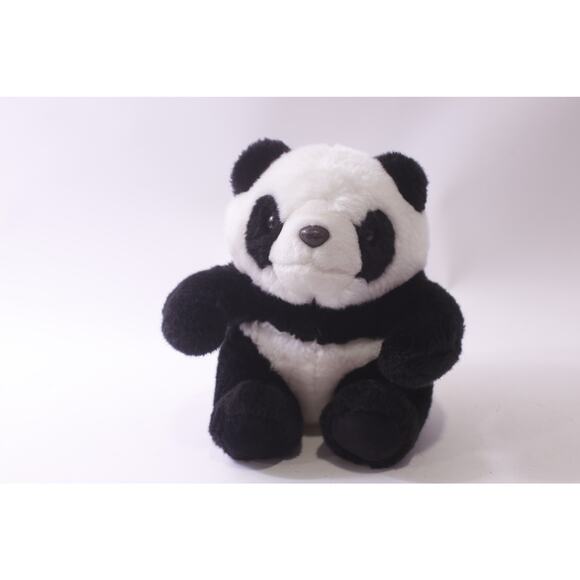 Longbo, Panda, Small Plush, Vintage, Stuffed Animal, Soft Toy,  ~ 250724-WH 1331 - Picture 1 of 3